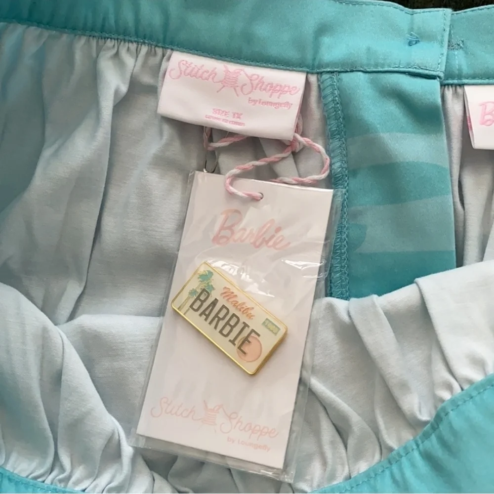 The Stitch Shoppe Loungefly Malibu Barbie Sandy Skirt and Ofd Shoulder Top - Picture 6 of 10